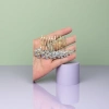 Golden diamond-encrusted hair comb, fashionable and elegant ladies' comb, 18cm exquisite gift box set Application Scenario